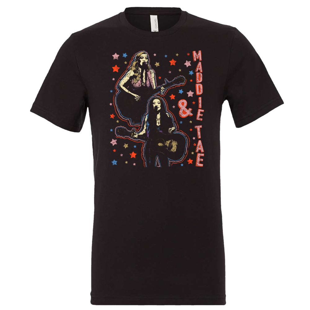 Black Doodle Design Tee